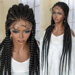 perruque tresse avec closure