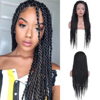 perruque tresse vanille