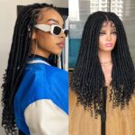 Perruque tresse fausse locks noire, Nala