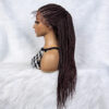 Perruque tresse collées avec queue de cheval Acajou, Ciara – Image 3
