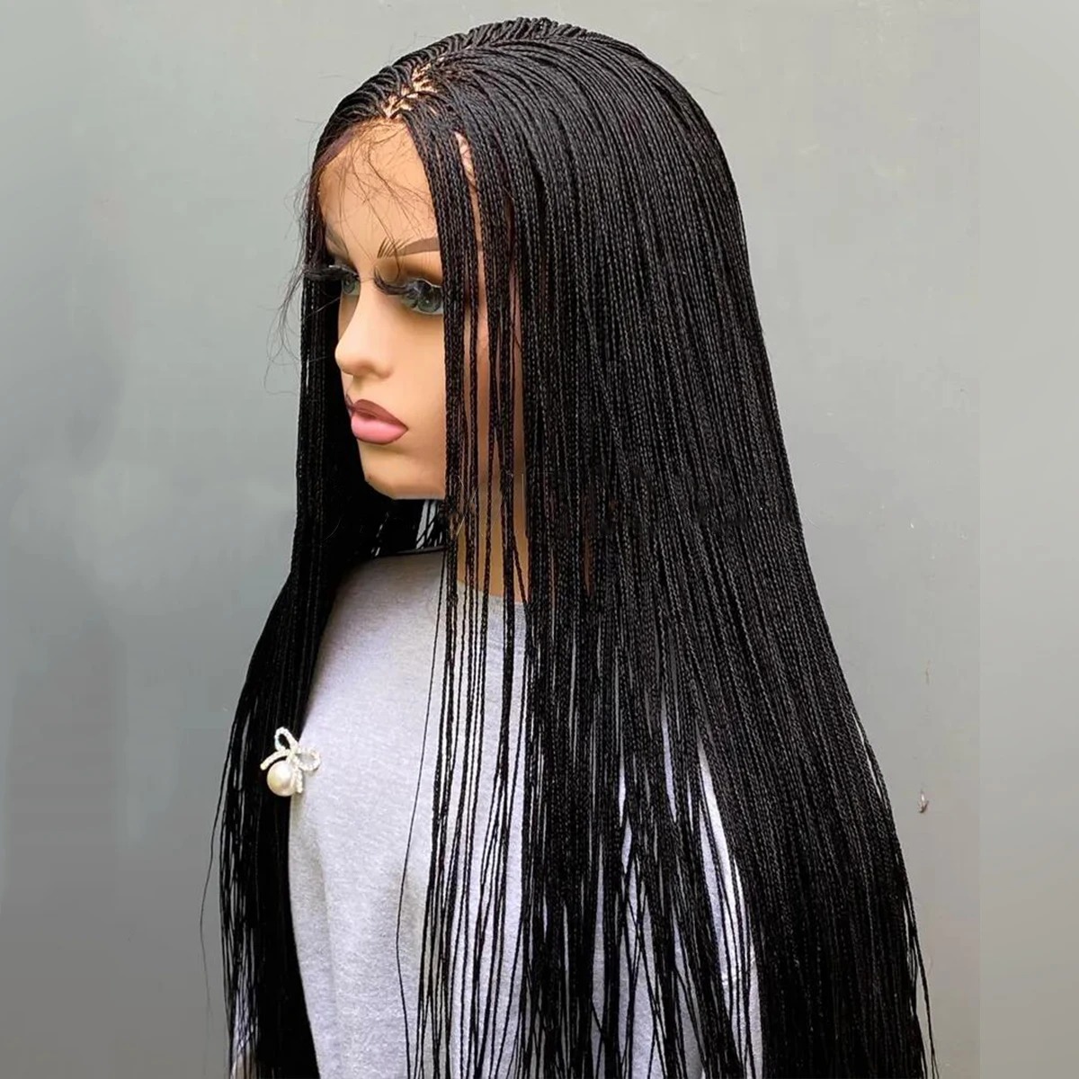 perruque tresse micro braids