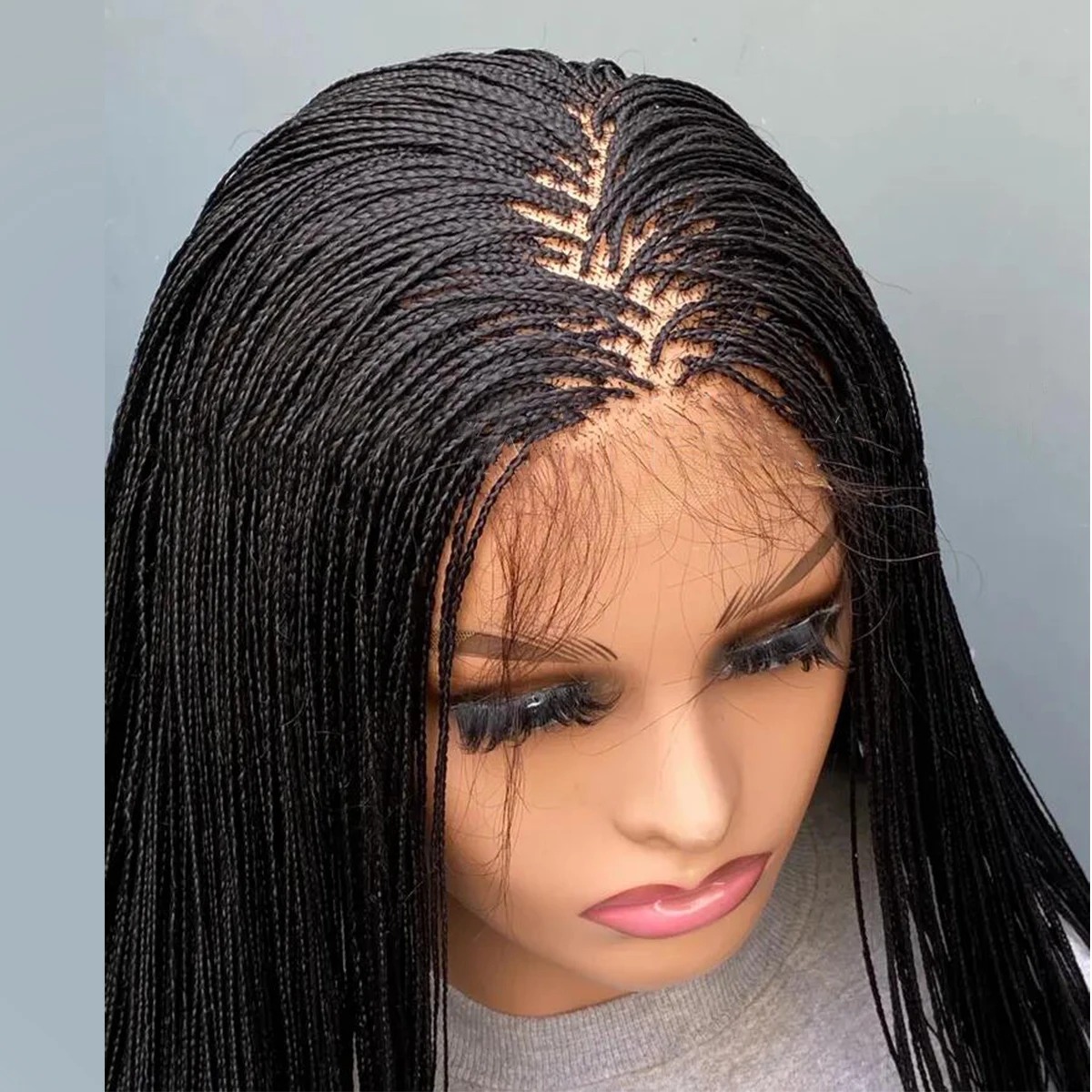 perruque tresse micro braids
