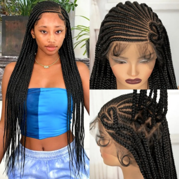 perruque cornrow coeur