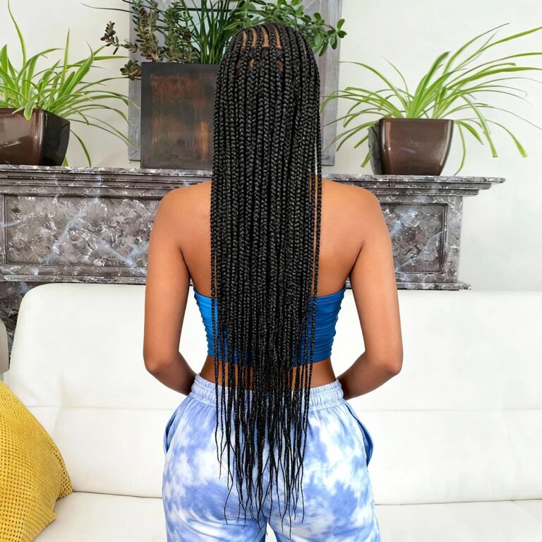 perruque cornrow coeur